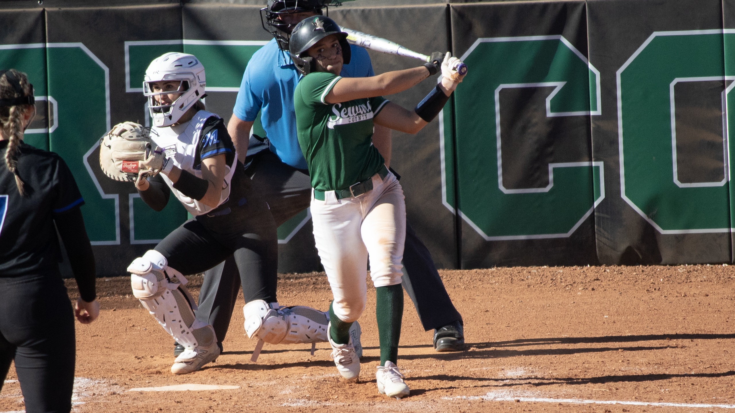 Lady Saints Softball Drops Pair to Allen