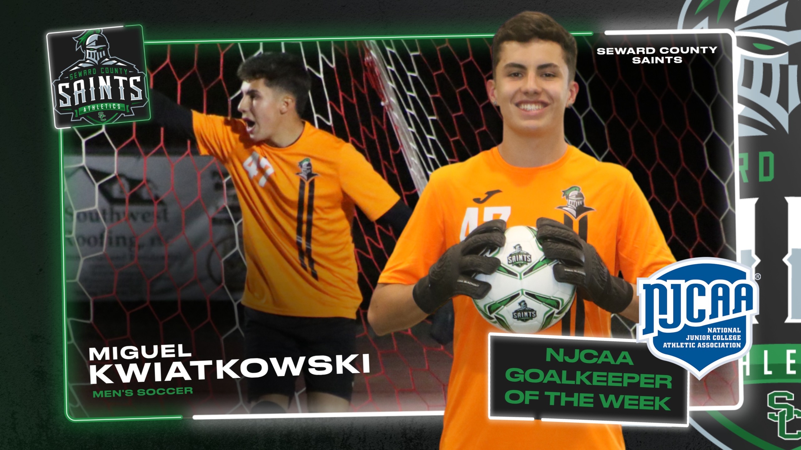 Kwiatkowski&rsquo;s Shutout Earns Him NJCAA Goalkeeper of the Week