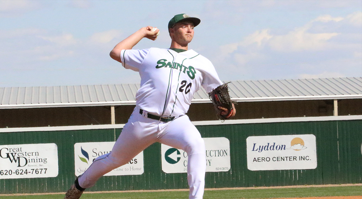 Saints Use Long Balls to Split with No. 18 Barton