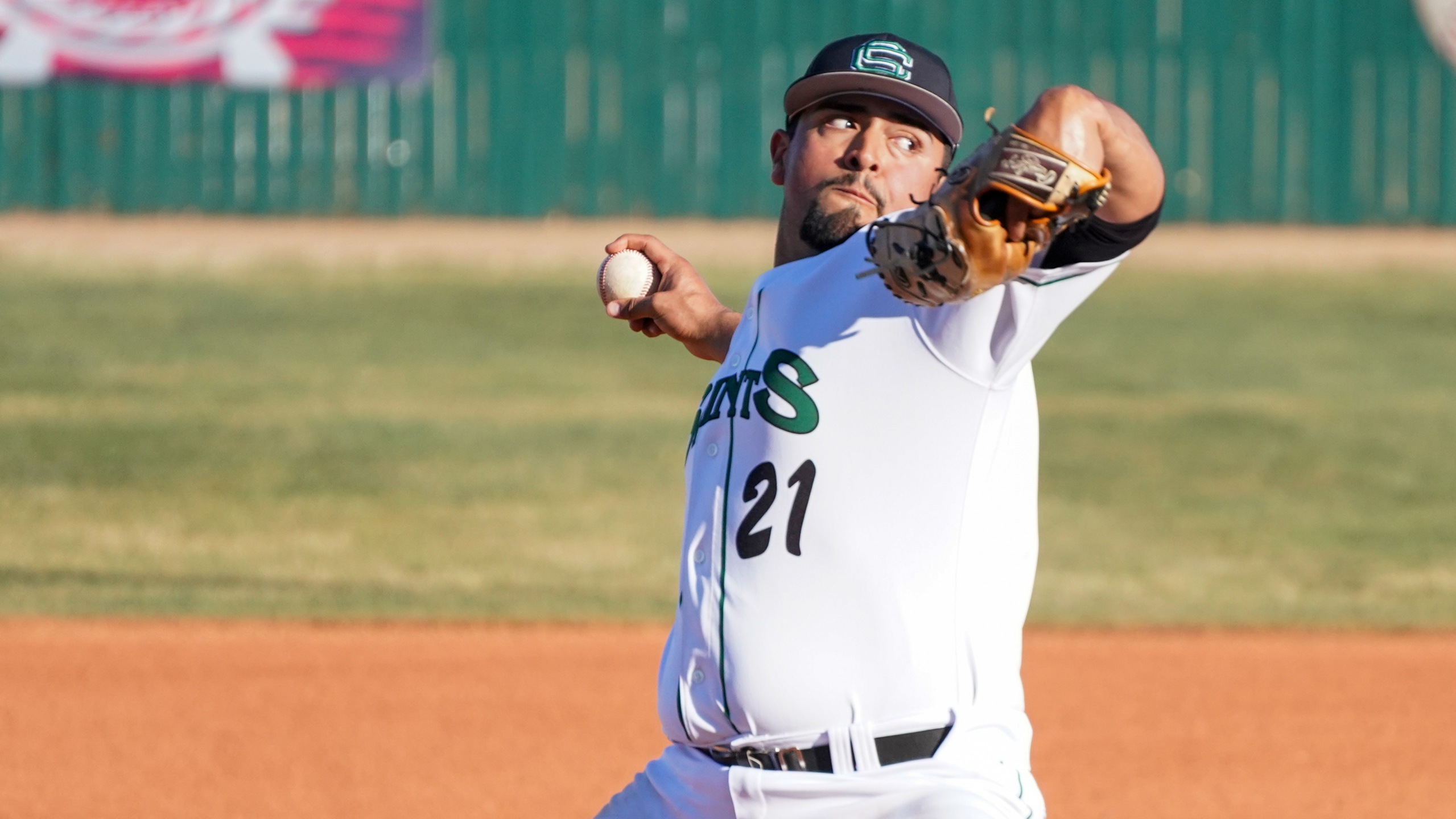 Sophomore starting pitcher Michael Lujan tossed 6.0 scoreless innings striking out nine in Seward's 9-0 game two win over Vernon