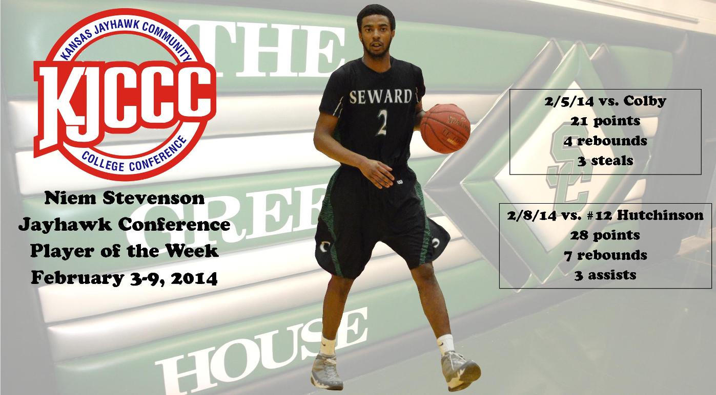 Stevenson Picks Up Second Jayhawk Player of the Week Award