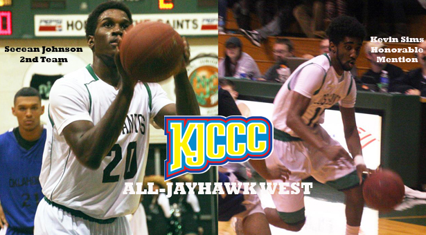 Johnson & Sims Tabbed All-Jayhawk West For Seward