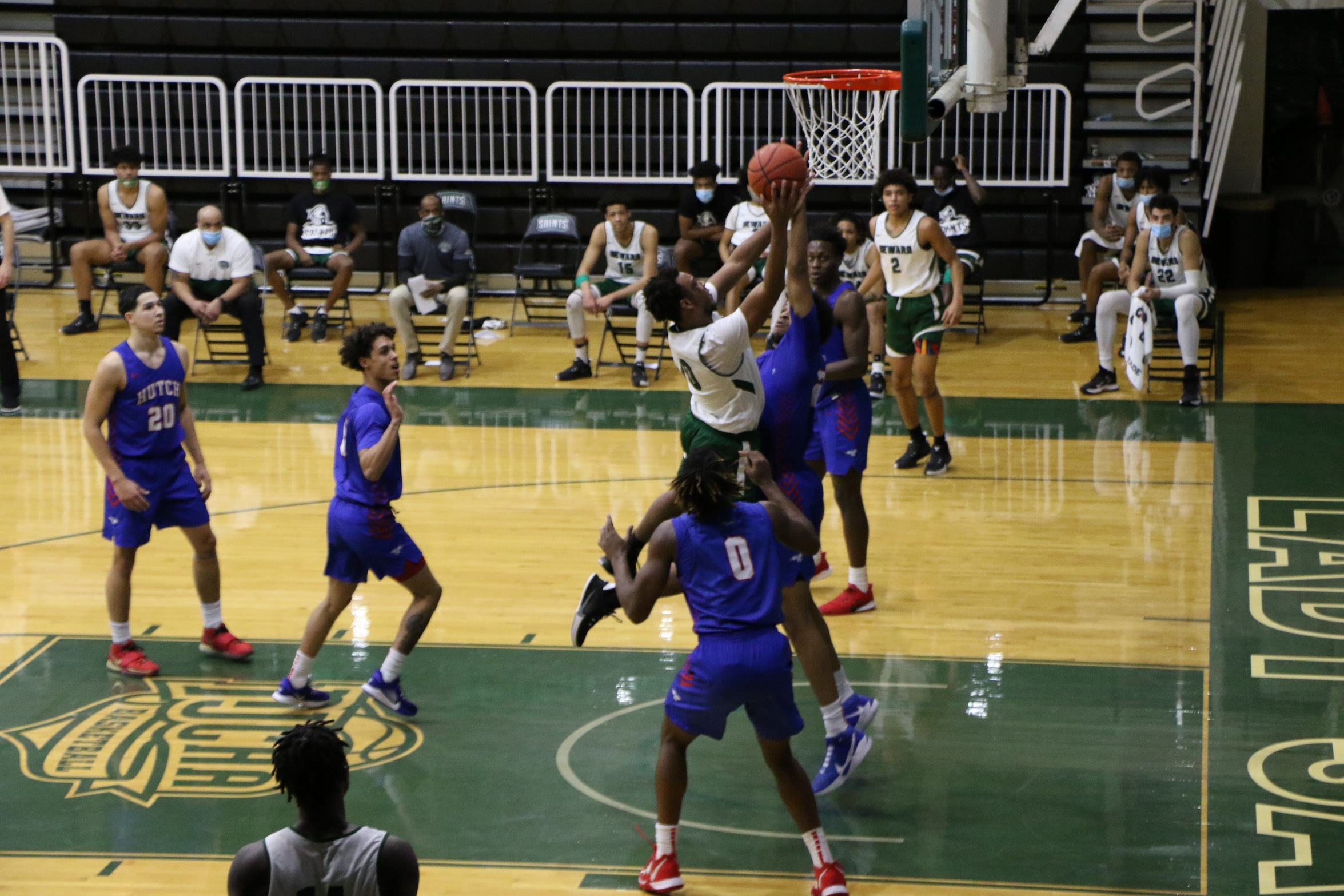 Saints suffer first home loss of the season 73-56 to Hutchinson