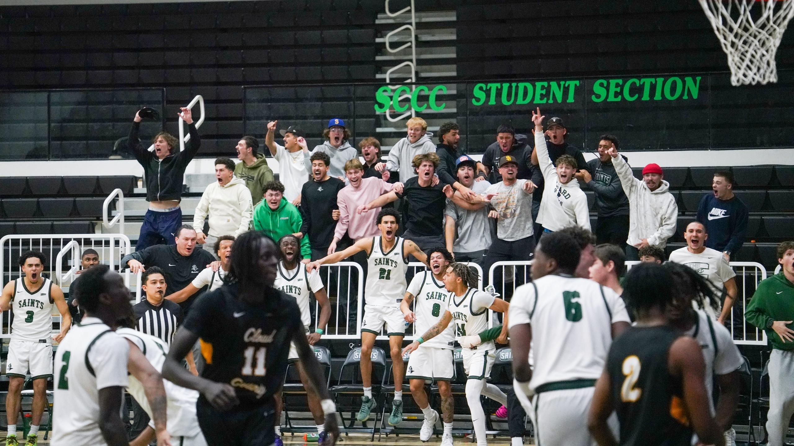 Saints Win Thriller in Double Overtime Over Cloud County