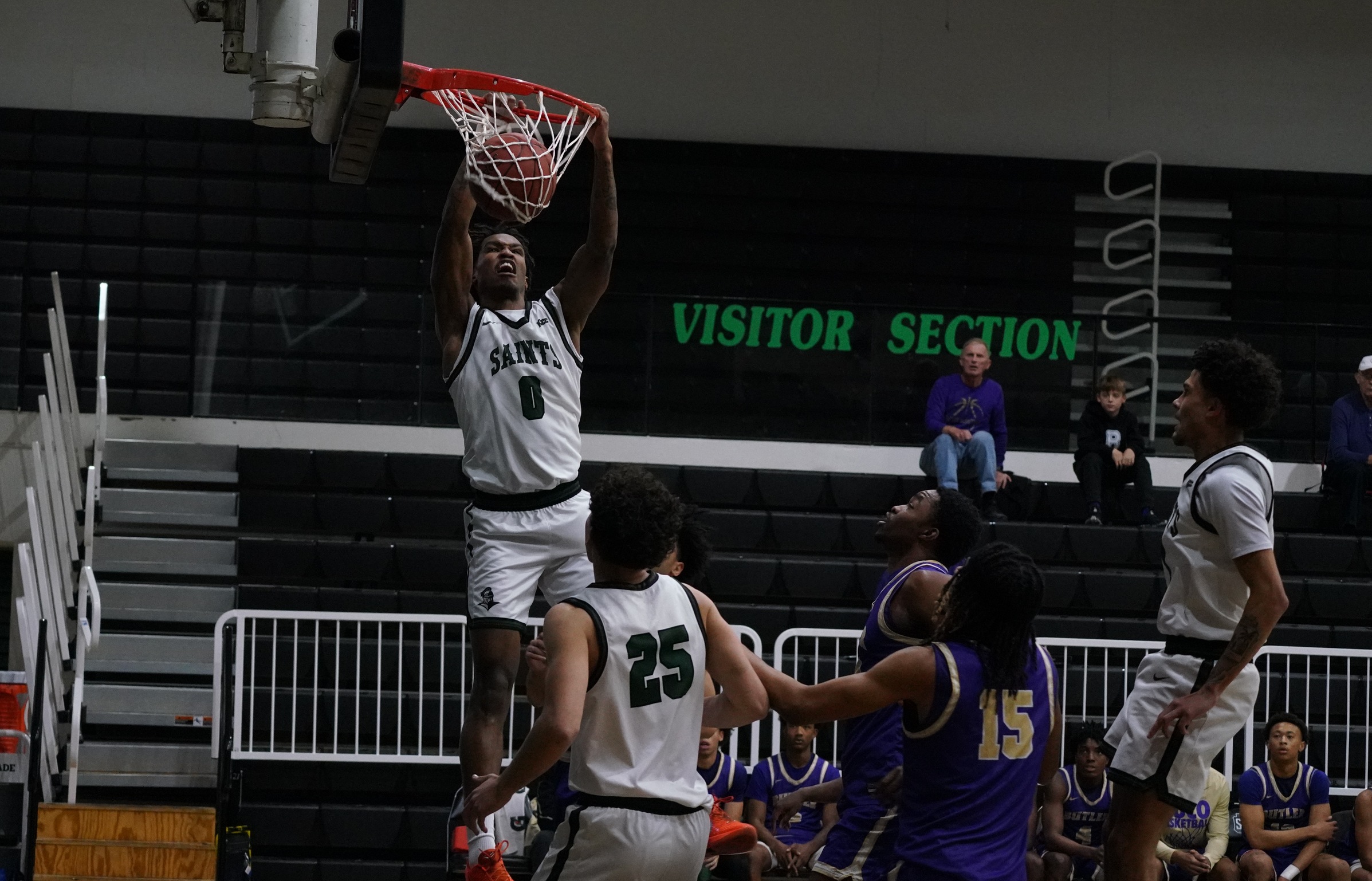 Saints streak to fifth straight win with 130-110 victory over No. 18 Butler