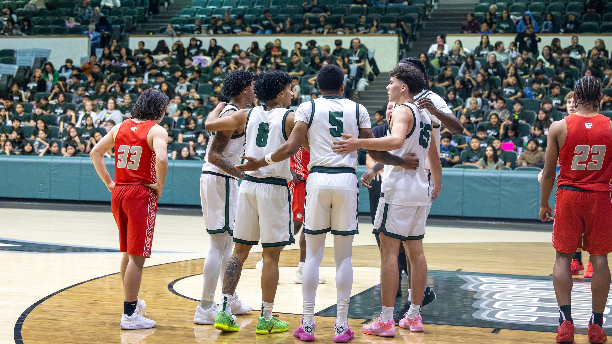 Saints Defeat Friends JV on Kids Day