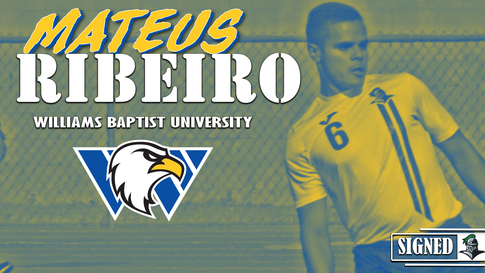 Ribeiro Joins Williams Baptist for 2024 Season