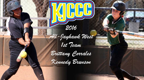 Corrales/Brunson Named 1st Team All-Jayhawk West