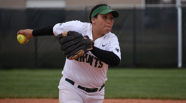 Lady Saints split a twin bill with Otero