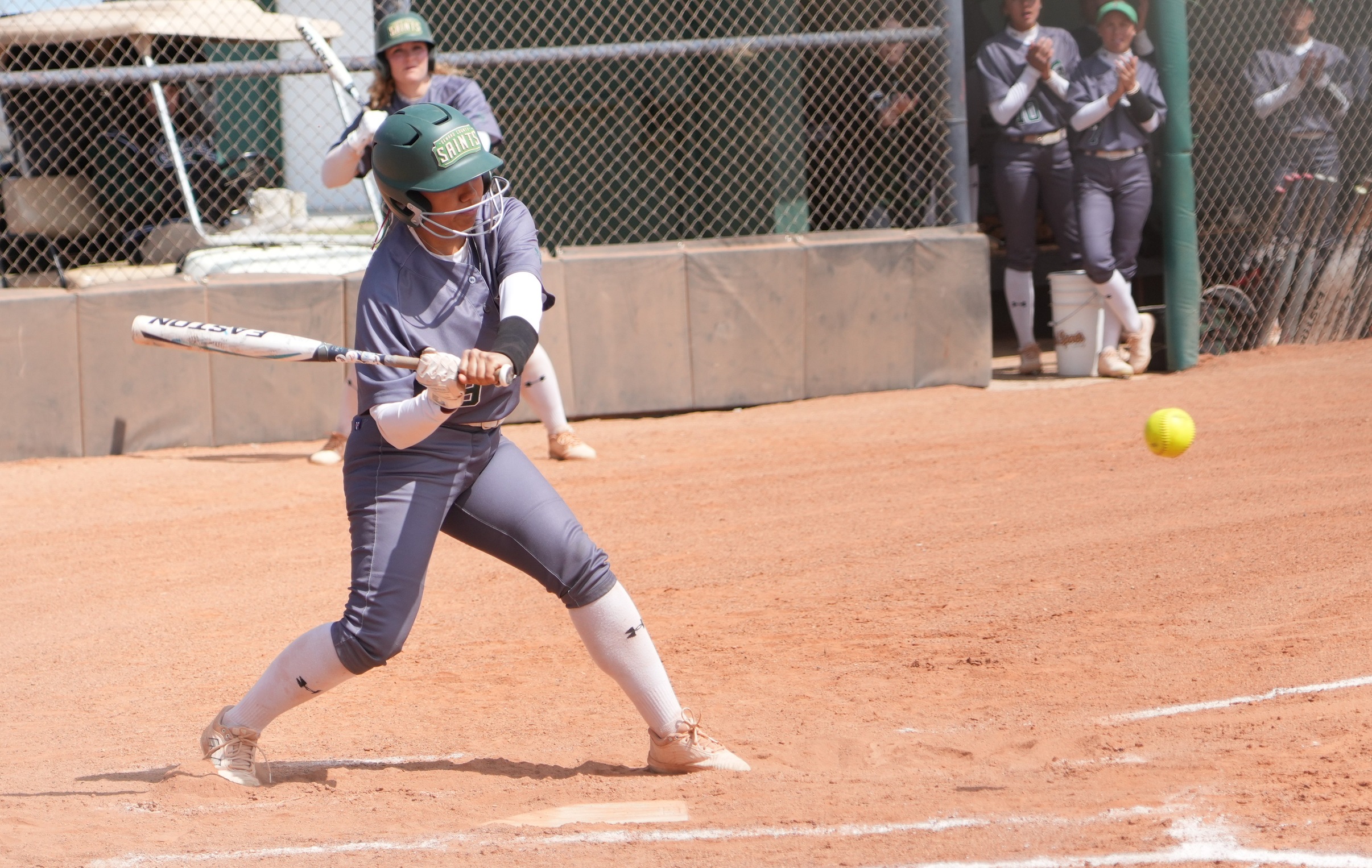 Lady Saints lose a pair to Barton, 6-4 and 11-4