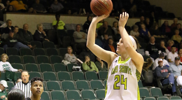 #8 Lady Saints Cruise to Another Lopsided Win