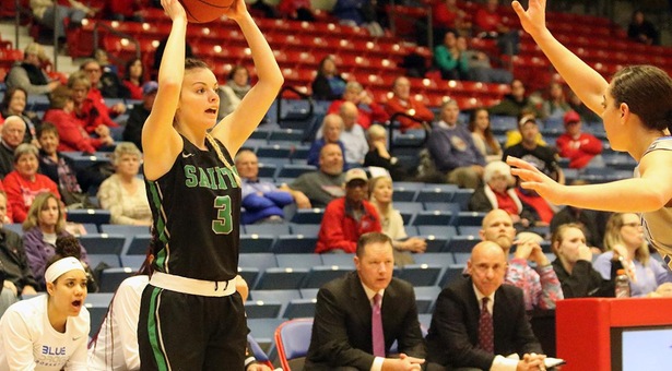 No. 13 Lady Saints Take Down Blue Dragons in Hutch