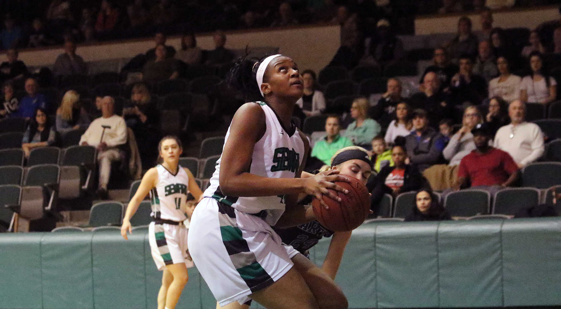 Lady Saints Need Overtime to Beat Barton