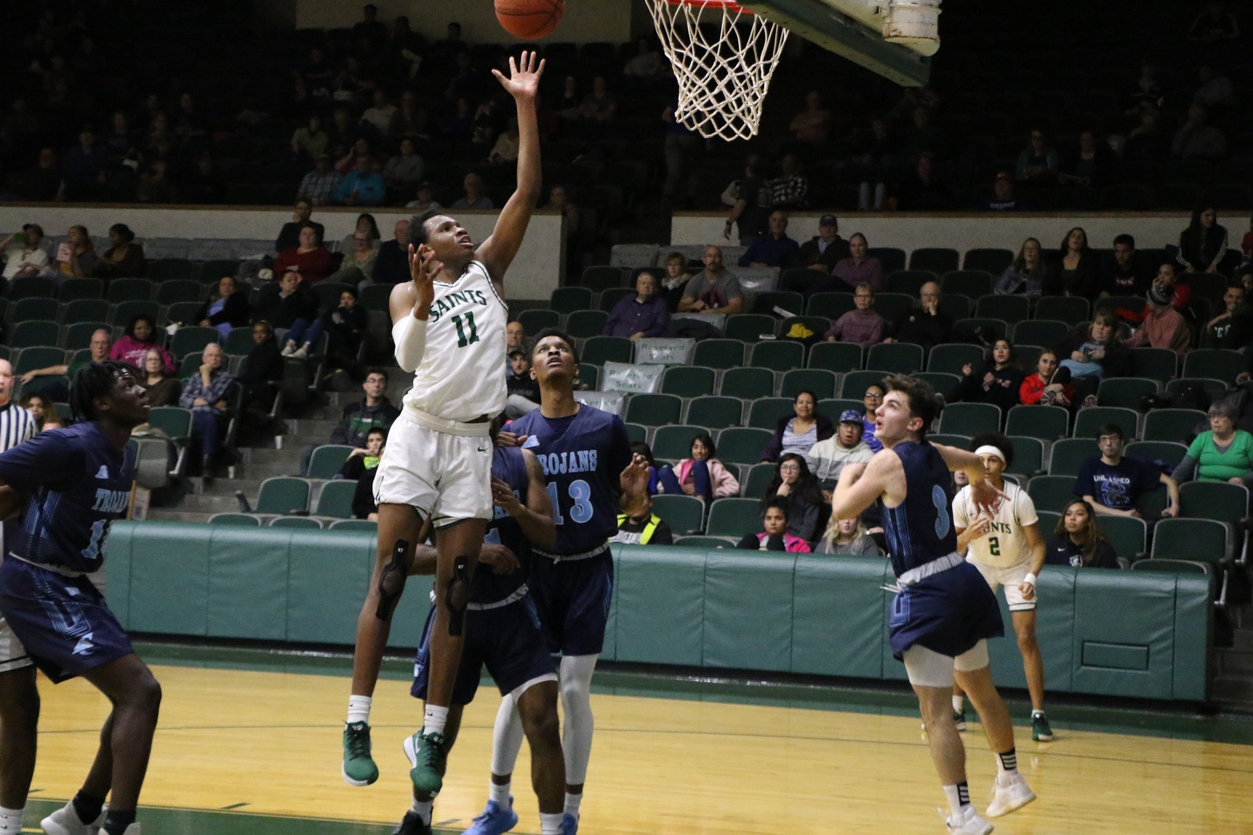 Saints unable to topple the No. 25 Trojans