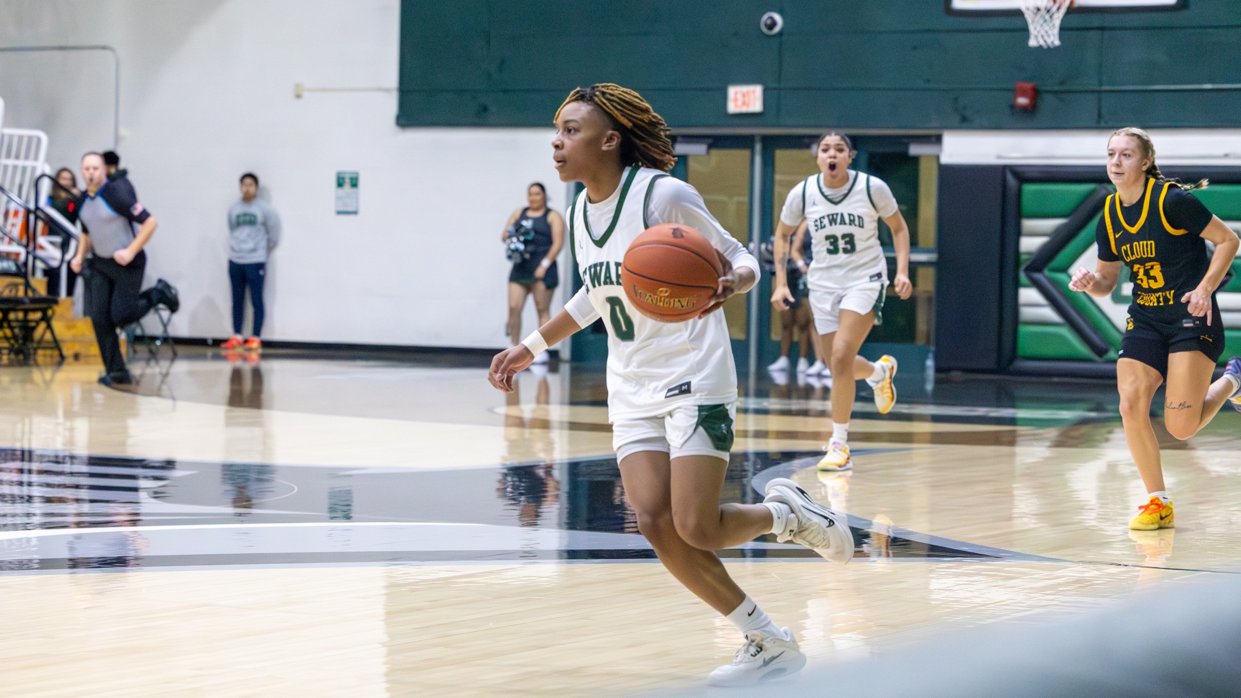 Freshman guard Au'Rayona Seals scored a career-high 18 points to go with four steals in a 91-49 win over Cloud County on Wednesday night in The Greenhouse
