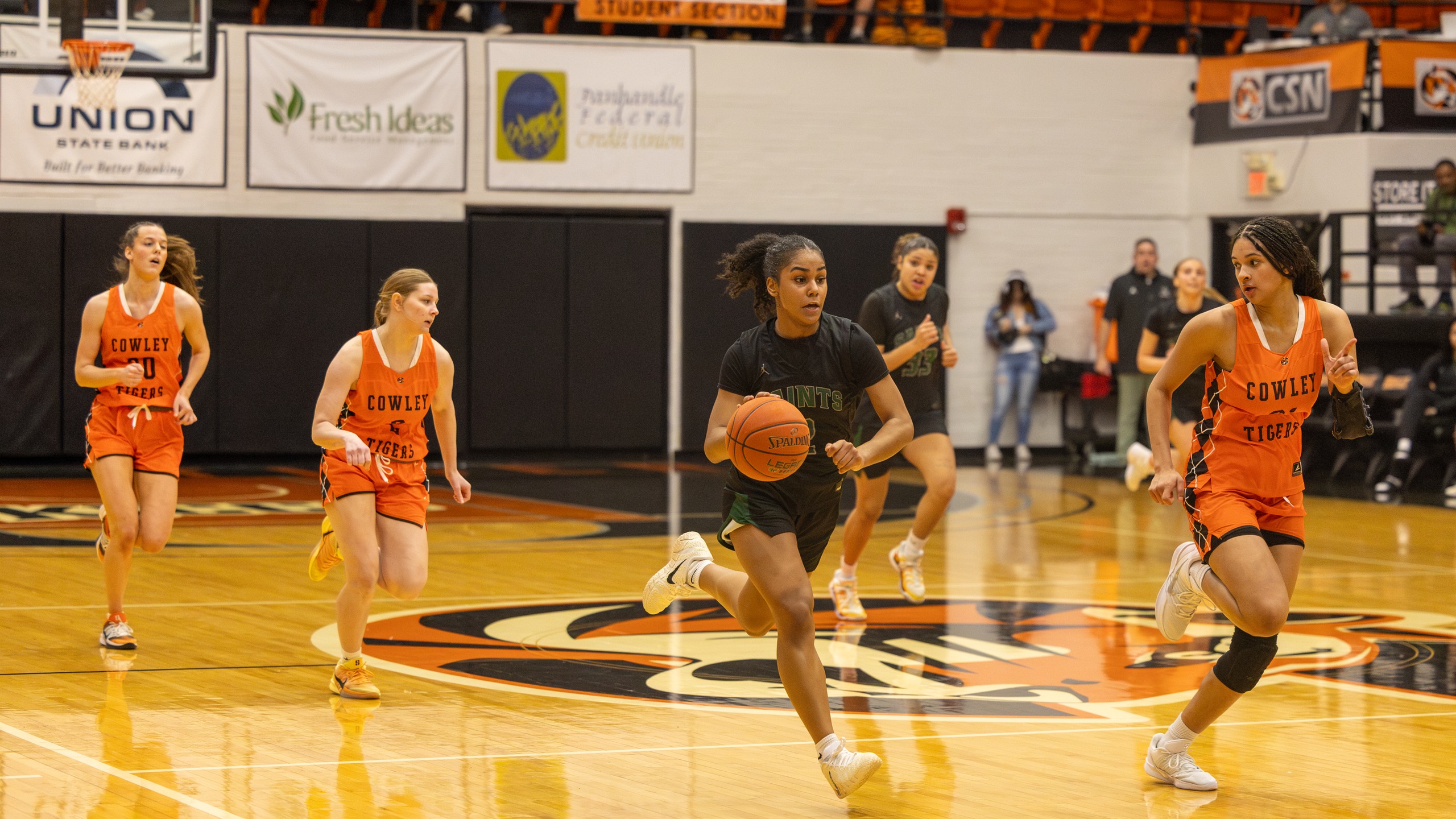 Lady Saints Plow Past Cowley