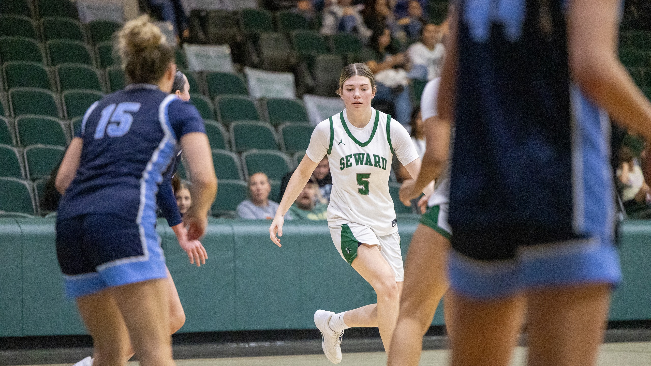 Sophomore Avery Marchino Poured in a Career-High 29 Points in the Lady Saints 80-71 Win Over Otero Saturday Night