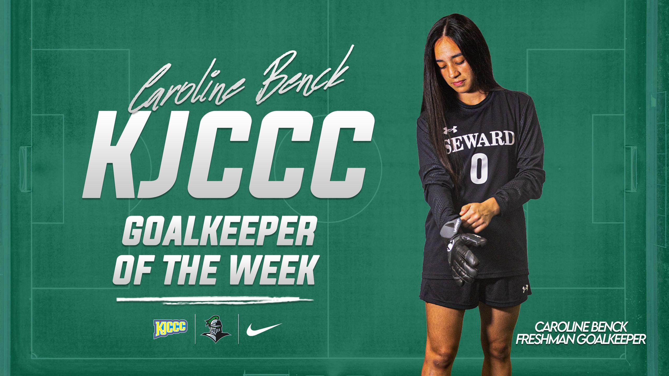 Benck Named KJCCC Division 1 Goalkeeper of the Week