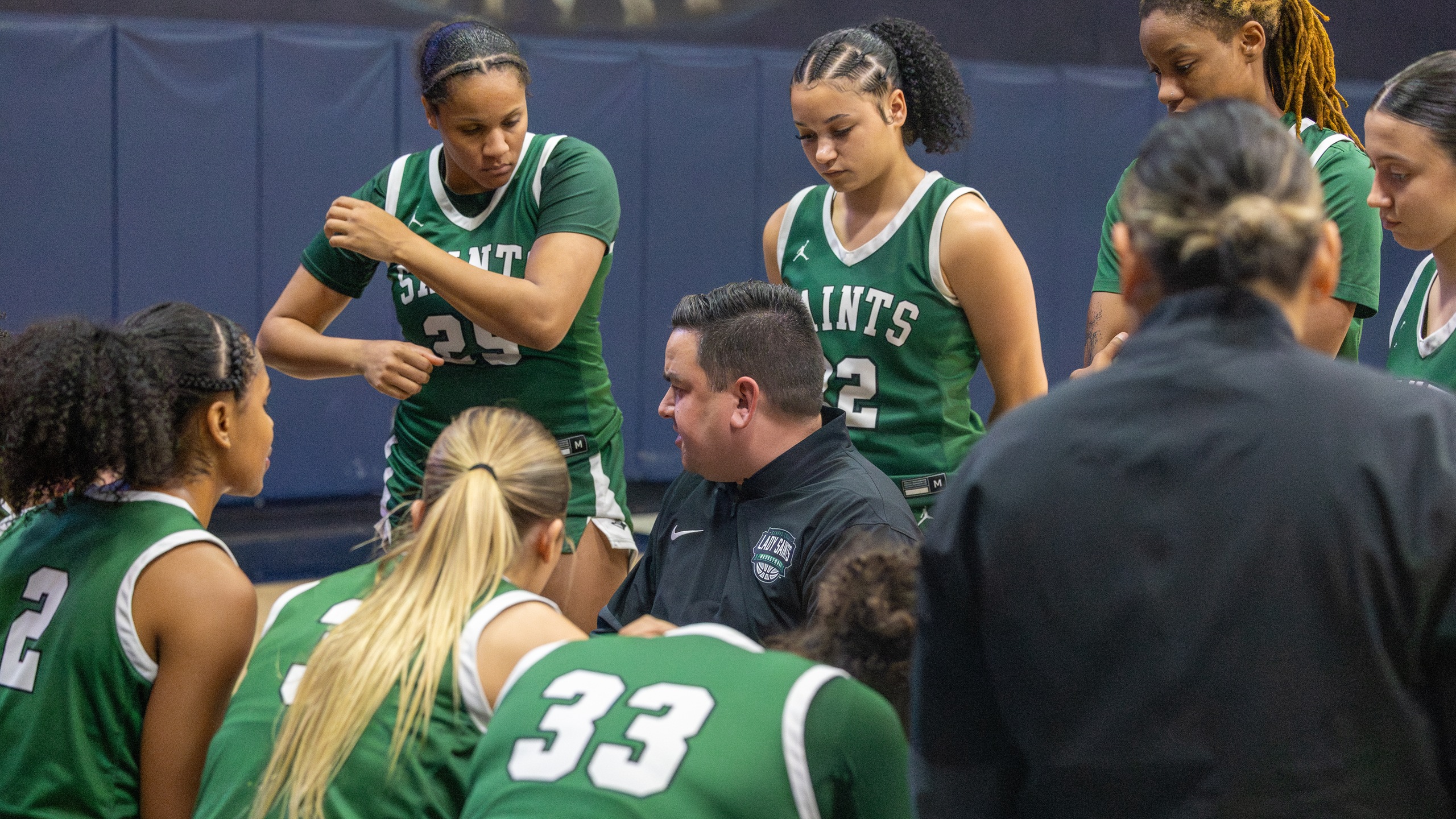Lady Saints Dominate Final Non-Conference Game