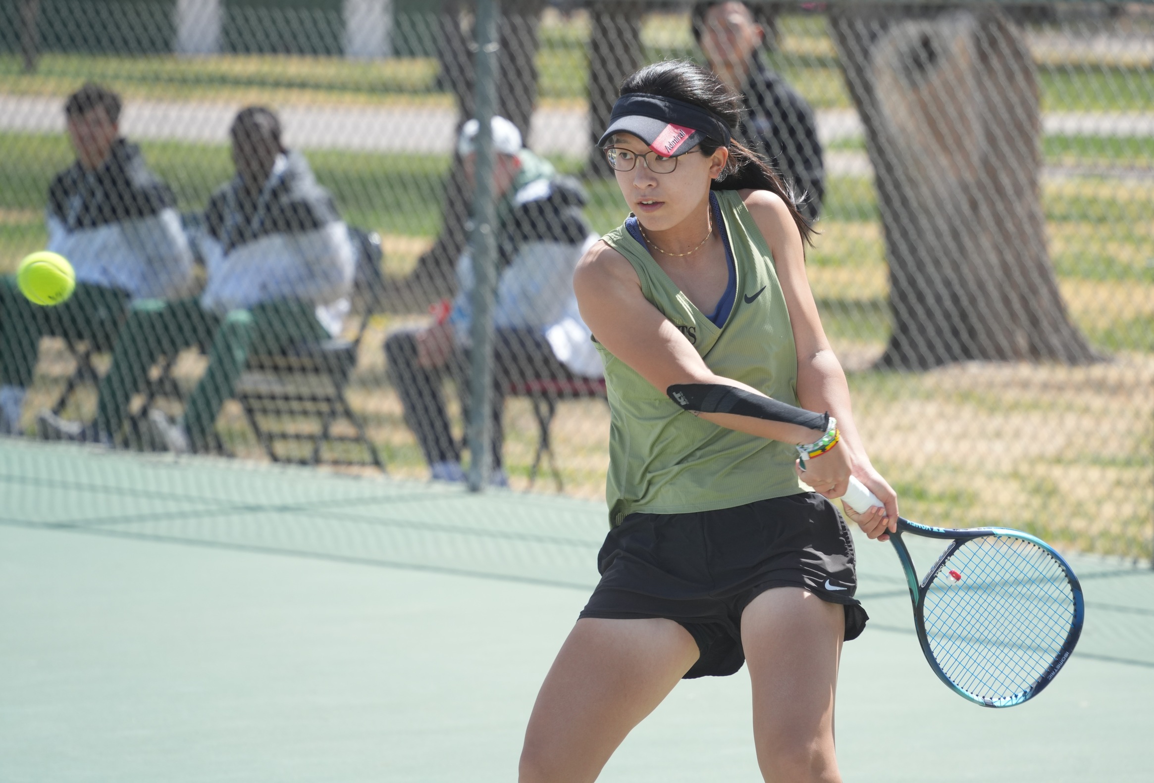 Lady Saints tennis dominates Pratt, 7-2