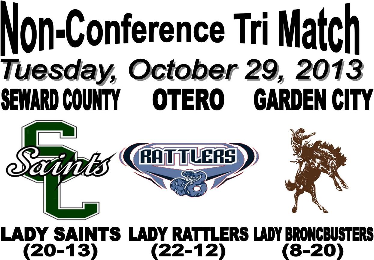 Lady Saints Host Tri Match Tuesday