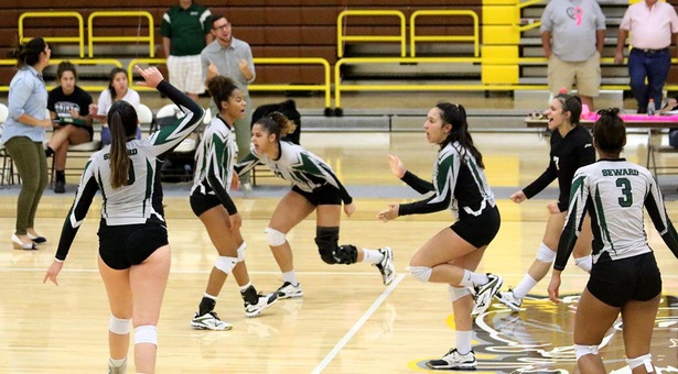 No. 5 Lady Saints help break in Conestoga Arena with sweep