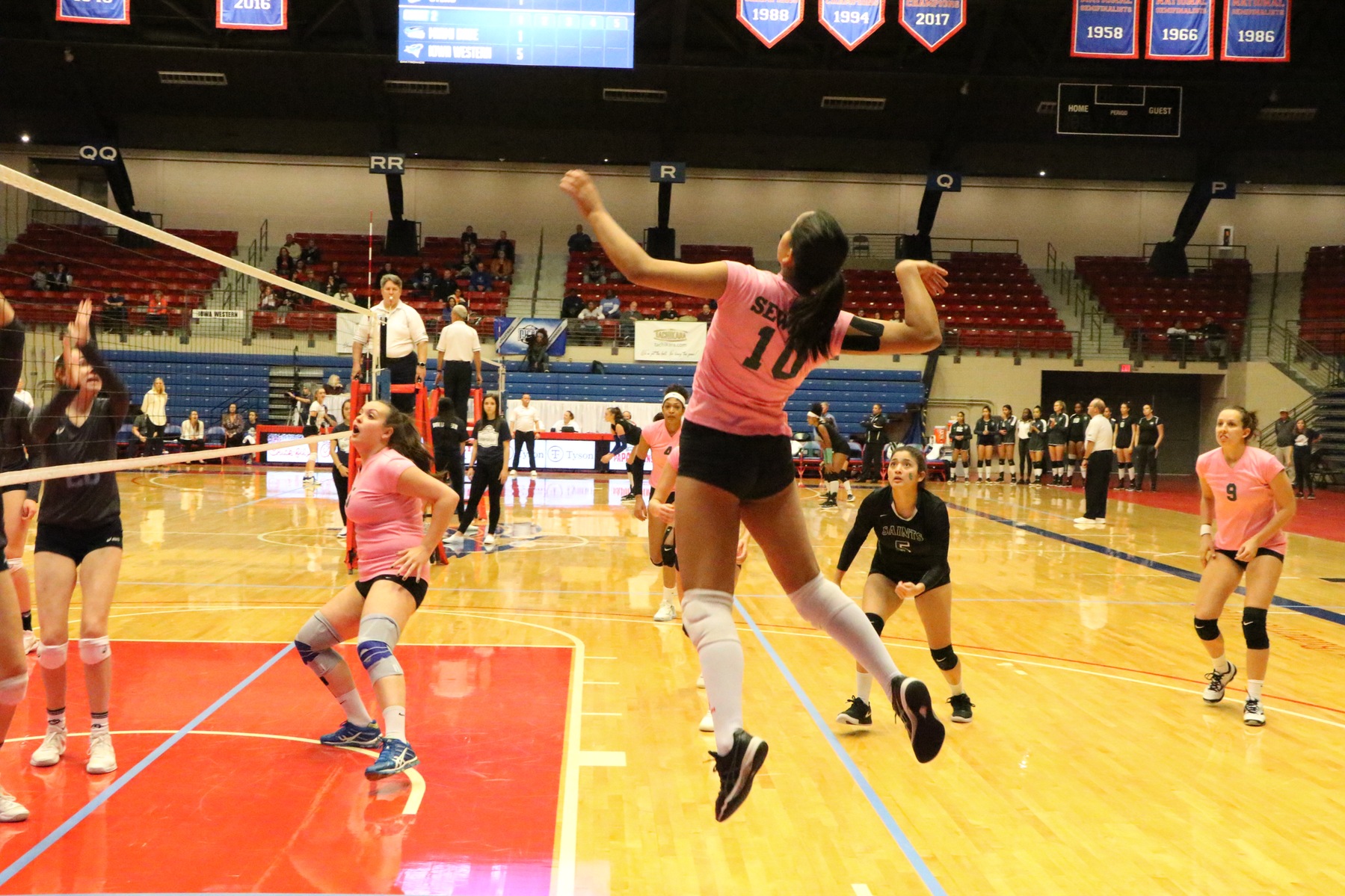 Lady Saints sweep Otero to advance to Final 4