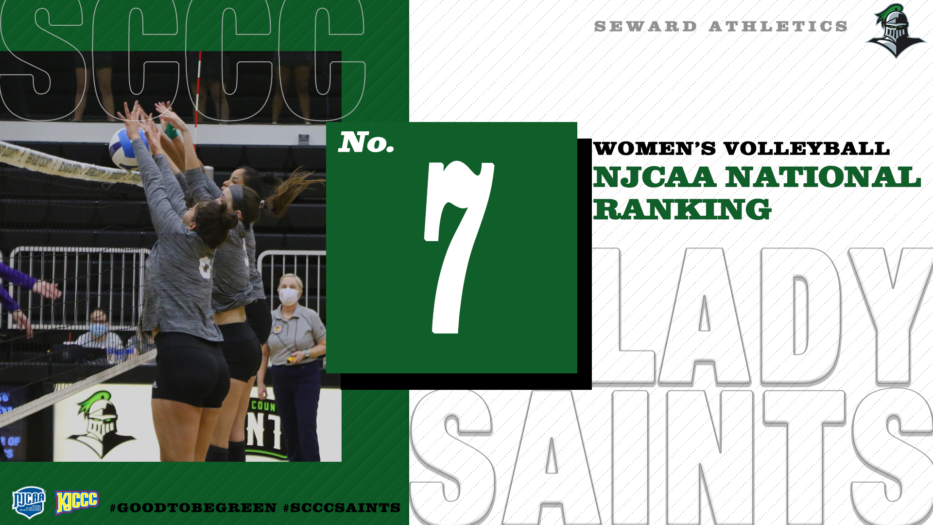 Lady Saints move up to No. 7