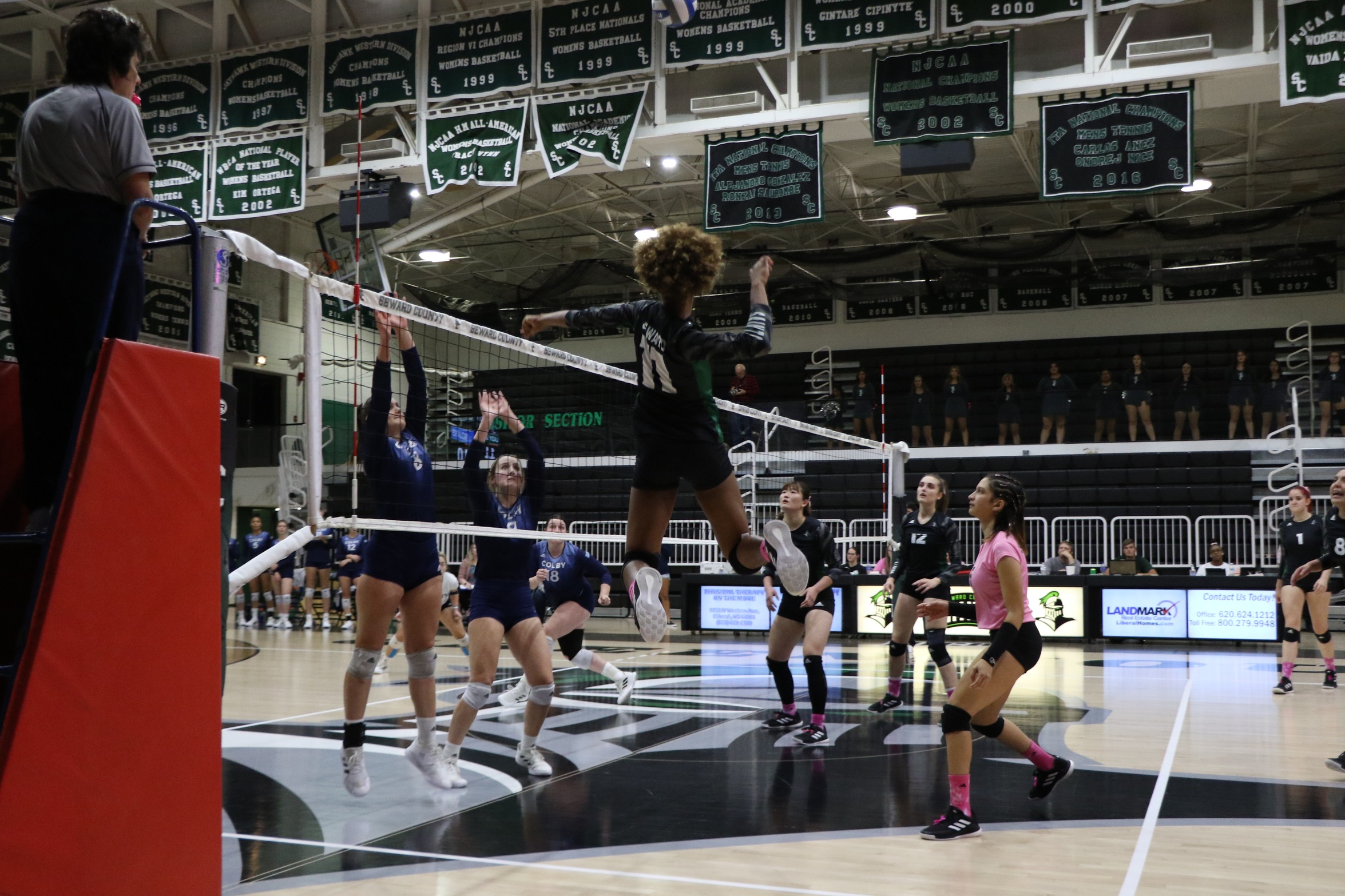 No. 11 Seward County defeats Colby in straight sets on Dig Pink Night