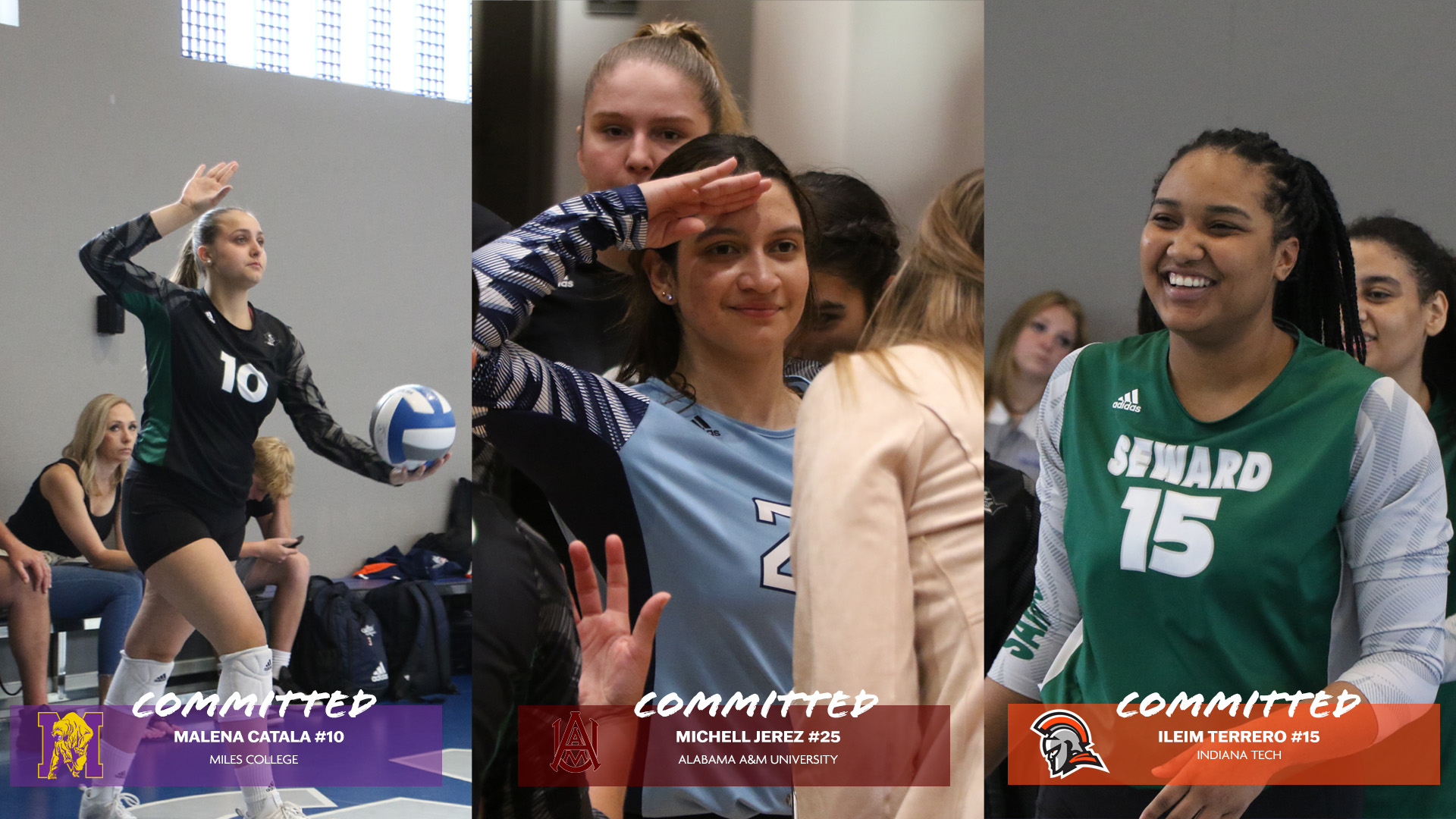 Another trio of Lady Saints have signed on to their four-year schools