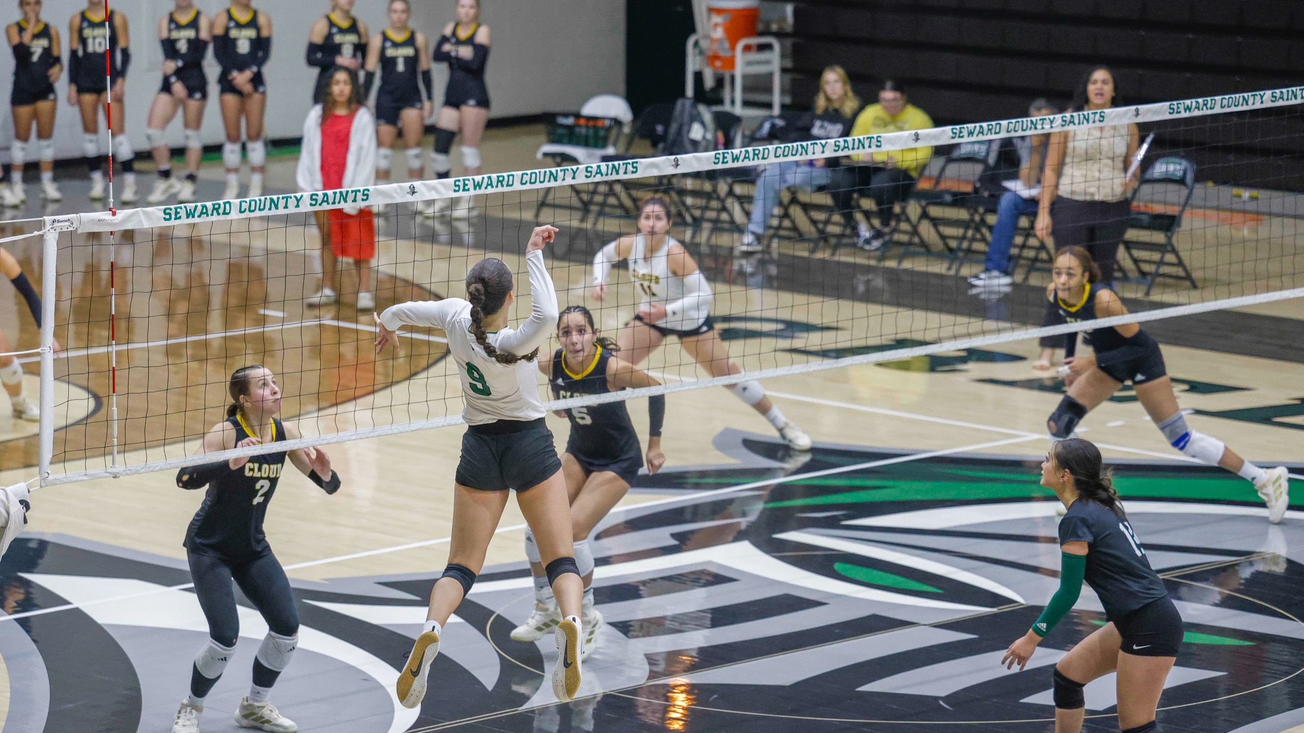 Silva Powers Saints to Sweep of Cloud County